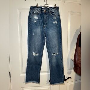 NWOT Tinseltown Jeans with Distressed Details